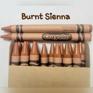 16ct Crayola Crayons (Burnt Sienna) Single Color Bulk Lot